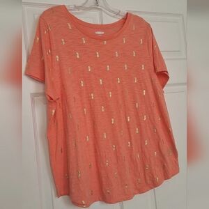 OLD Navy, XL, Woman's Pineapple Tee